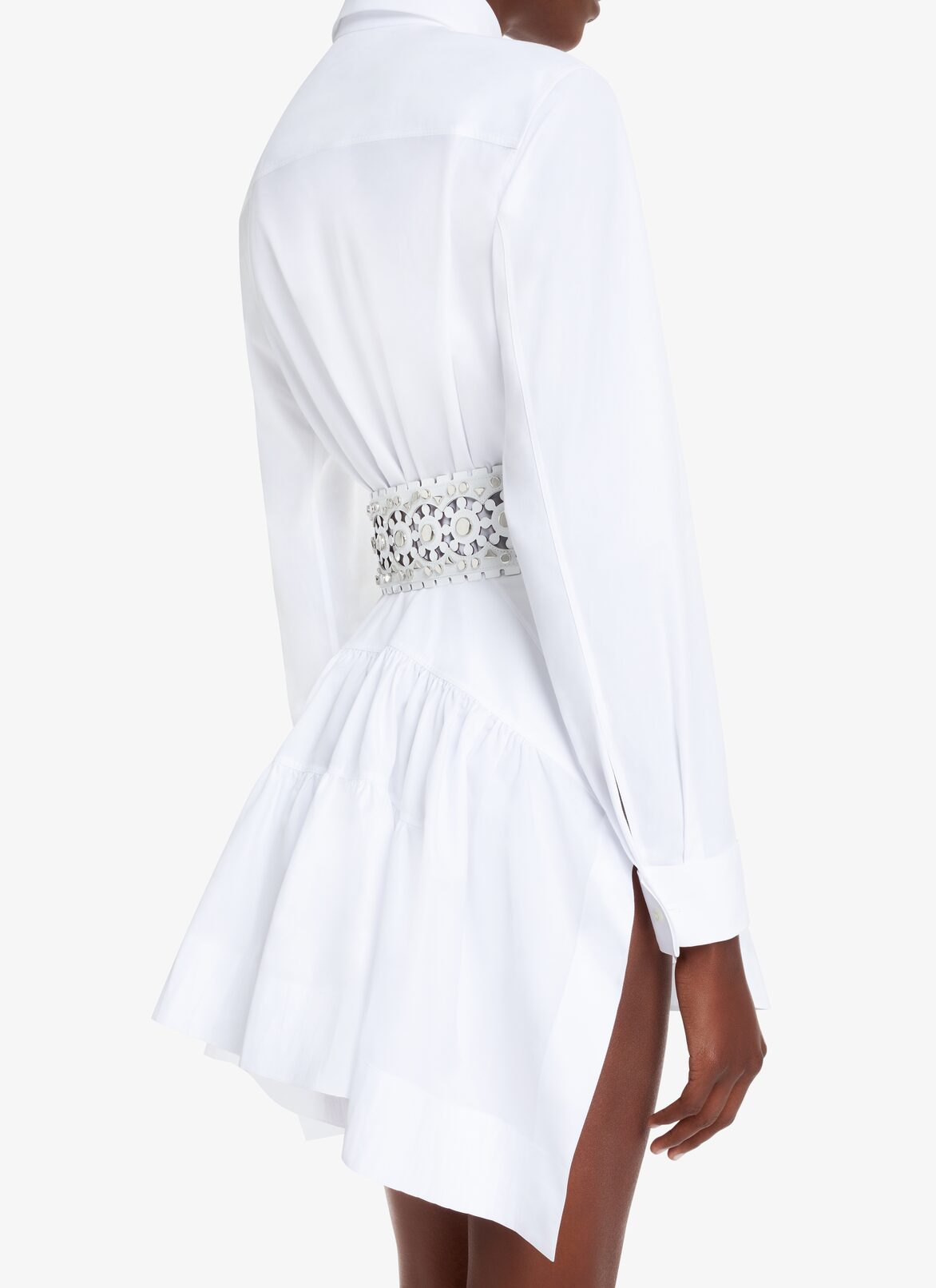 EDITION 1986 POPELINE FITTED SHIRT ALAÏA WHITE EDITION 1986 POPELINE FITTED SHIRT